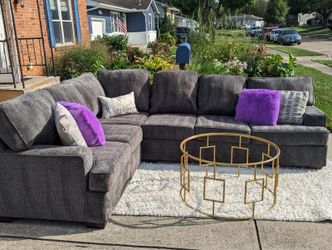 🚚🖤 Beautiful Charcoal korehler Sectional! Ready for Pick Up or Local 🖤🚚🛋