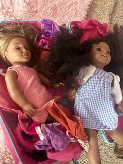 American girl, dolls, and clothes