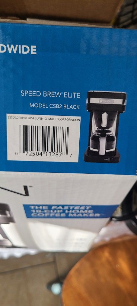 Bunn Speed Brew Elite