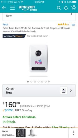 Petzi treat cam like new