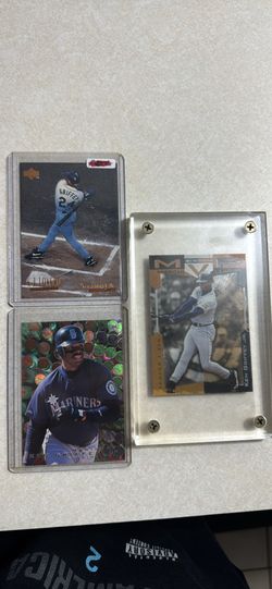 Ken Griffey Jr bundle of 3 collector cards (ungraded)