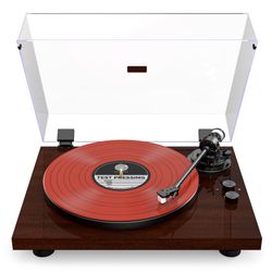 HQKZ-006 Pro Premium Bluetooth Turntable – Enhanced Hi-Fi Vinyl Sound