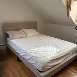 Full Size Bed With 8” Cooling Gel Memory Foam