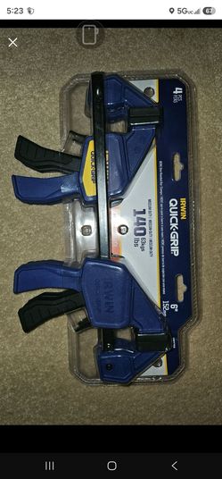 Irwin 6" clamps 4 pack