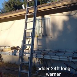 Ladder 24 Ft Long  Werner