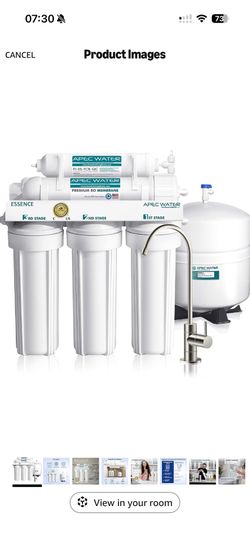 APEC Water filtering system
