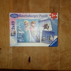 Frozen Ravensburger Puzzle Set Of 3