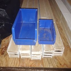 Blue Storage Bins