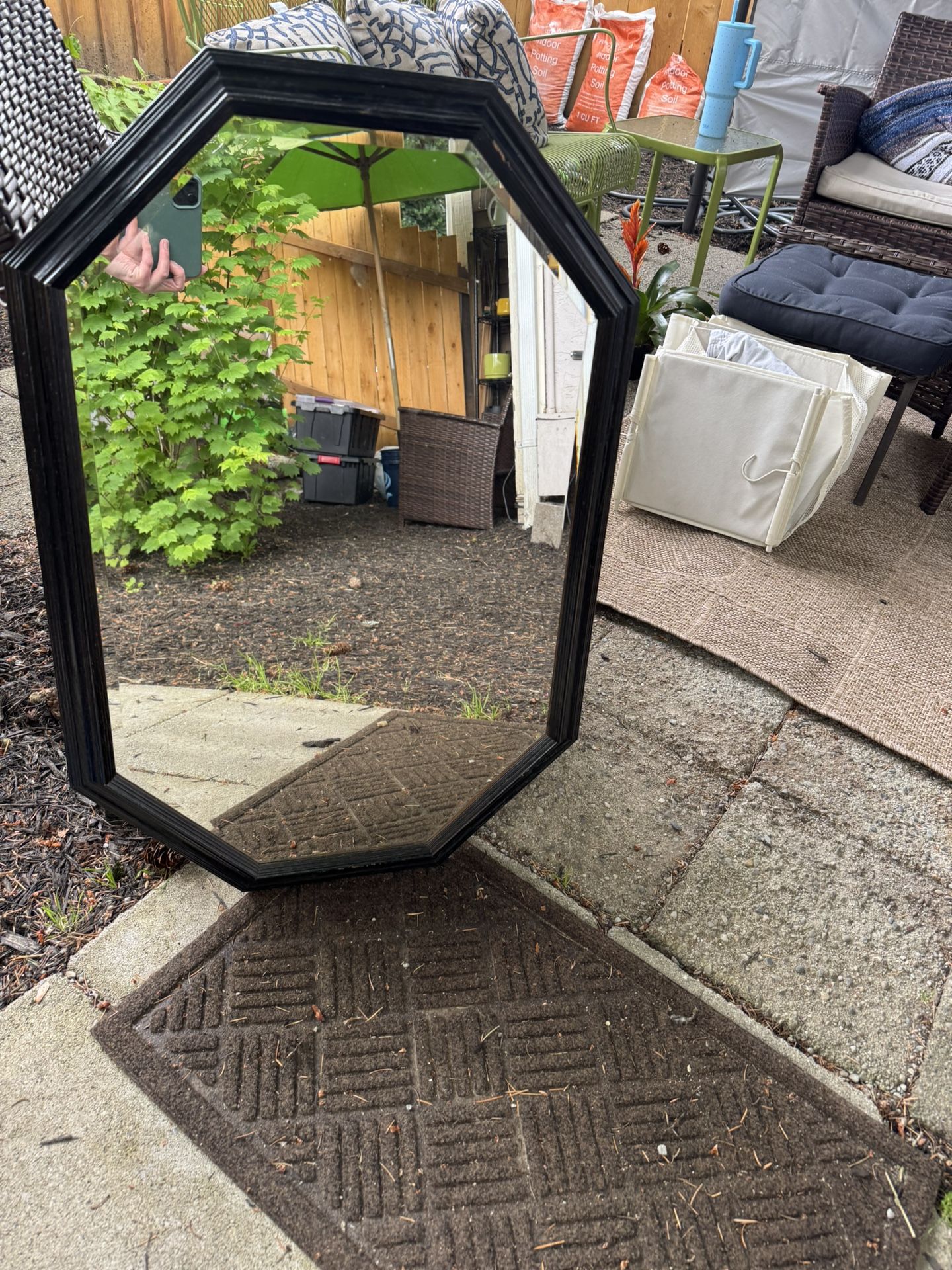 Black Wall Mirror Unique