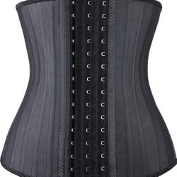 Small , Large And Xl Waist Trainer Black 14 Hooks