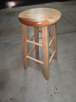 Wood Bar stool 24" H