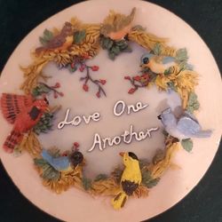 "LOVE ONE ANOTHER" DECORATIVE PLATE