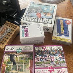 Various Boardgames and Puzzles 