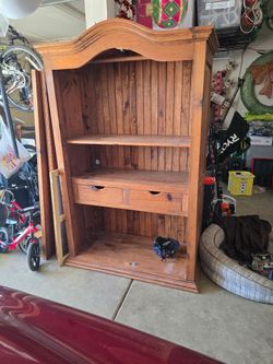 SOLID WOOD  ARMOIRE/WARDROBE