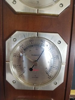 Vintage Sunbeam Thermometer/humidity Gauge 
