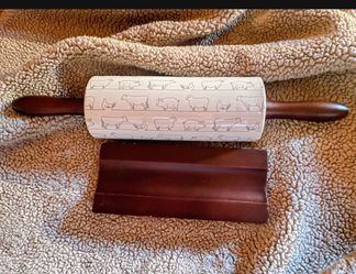 Rolling Pin With Holding Stand