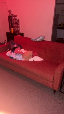 Red couch