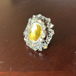 Fake Diamond Colorful Ring