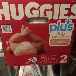 Huggies Size 2 (174 Diapers)