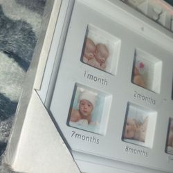 White 12 Month First Year Of Life Picture Frame 