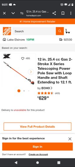 Echo 12 in. Gas Telescoping Power Pole Saw