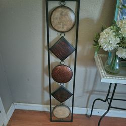 Medium size metal wall art