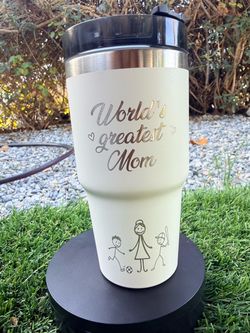 Personalized engraved tumbler price depends on logo and design