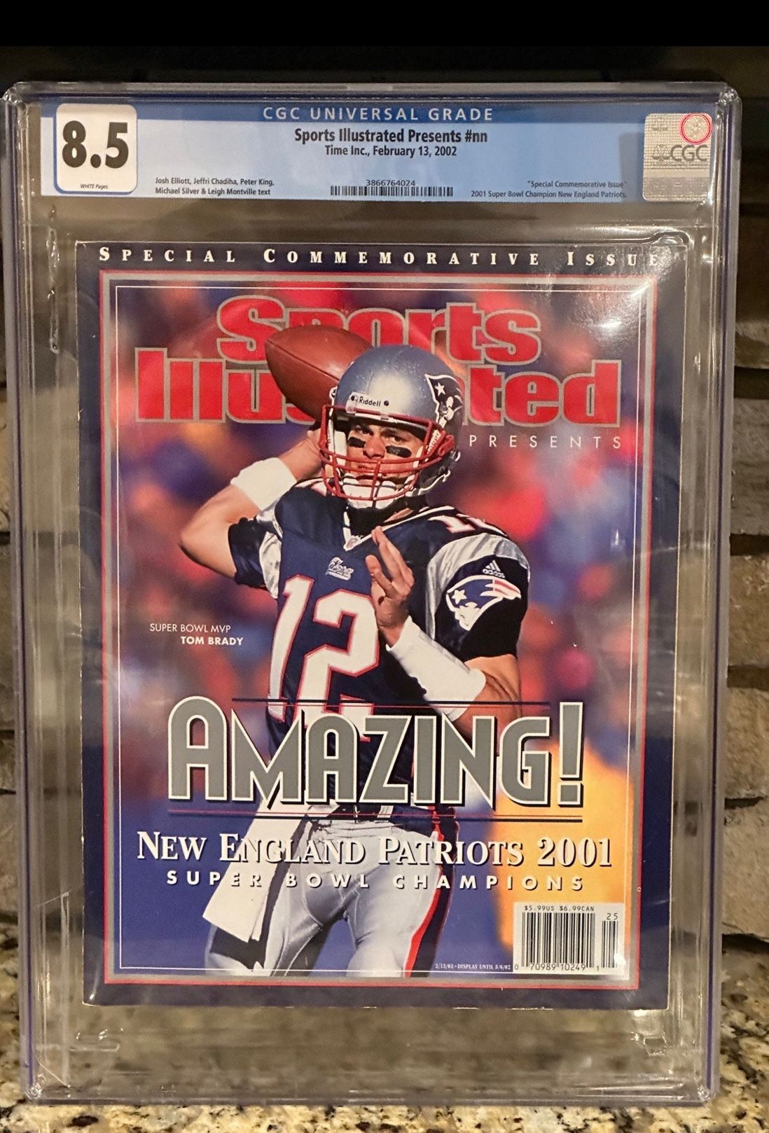 Tom Brady Sports Illustrated 2002