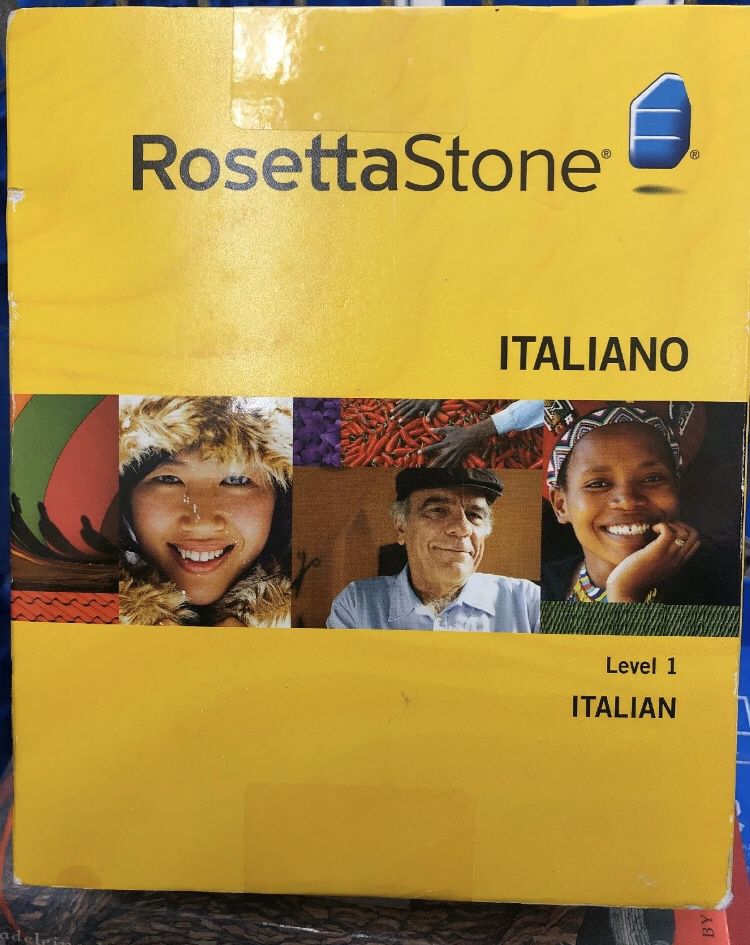 Rosetta Stone Italiano Italian Level 1, PC & Mac, Version 3, NEVER OPENED