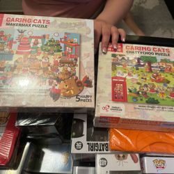 Caring Cats Puzzles x2