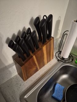 Knife set with Block