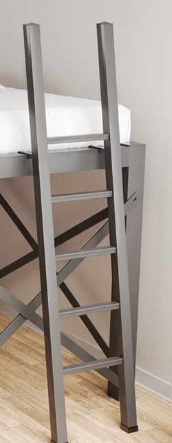 Metal bunk bed ladder