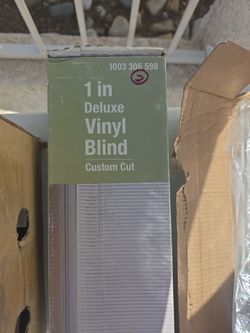 1 Inch Deluxe Custom Cut Vinyl Blind