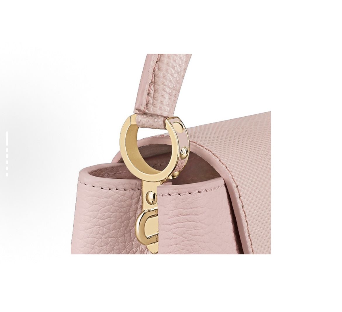 LOUIS VUITTON Capucines, color - block design, leather, Capucines, handbag/shoulder bag, mini, women's style (wei2)43