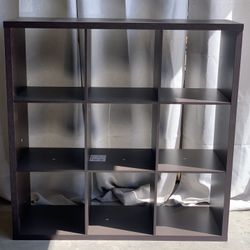 Tv Stand Shelf Book Shelf Organizer Dark Wood Color  