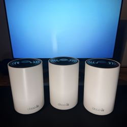 TP-Link Deco XE75 Pro (3-Pack) – Wi-Fi 6E Mesh AXE5400 🔥