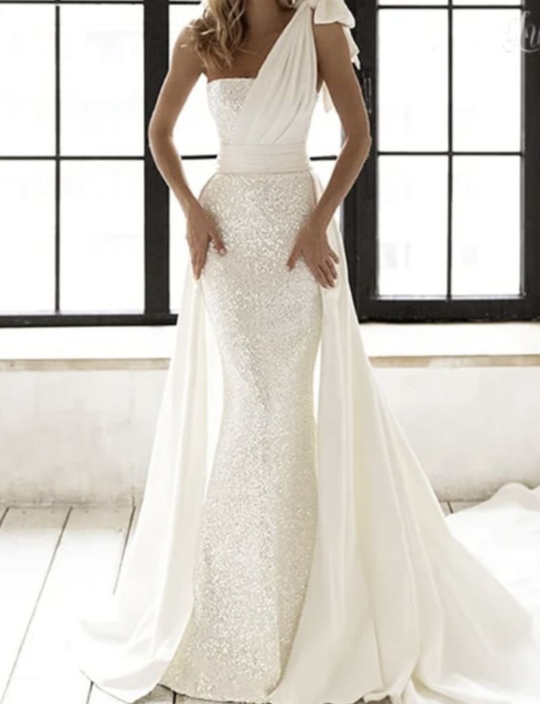 Elegant White  Dress $25