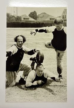 Three Stooges Football Photo