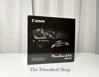 Canon PowerShot G7 X Mark III - 20.1MP Digital Camera- Black- Brand New