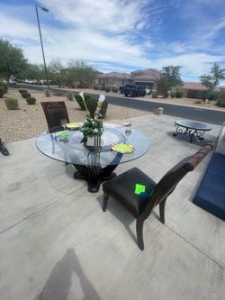 Glass table