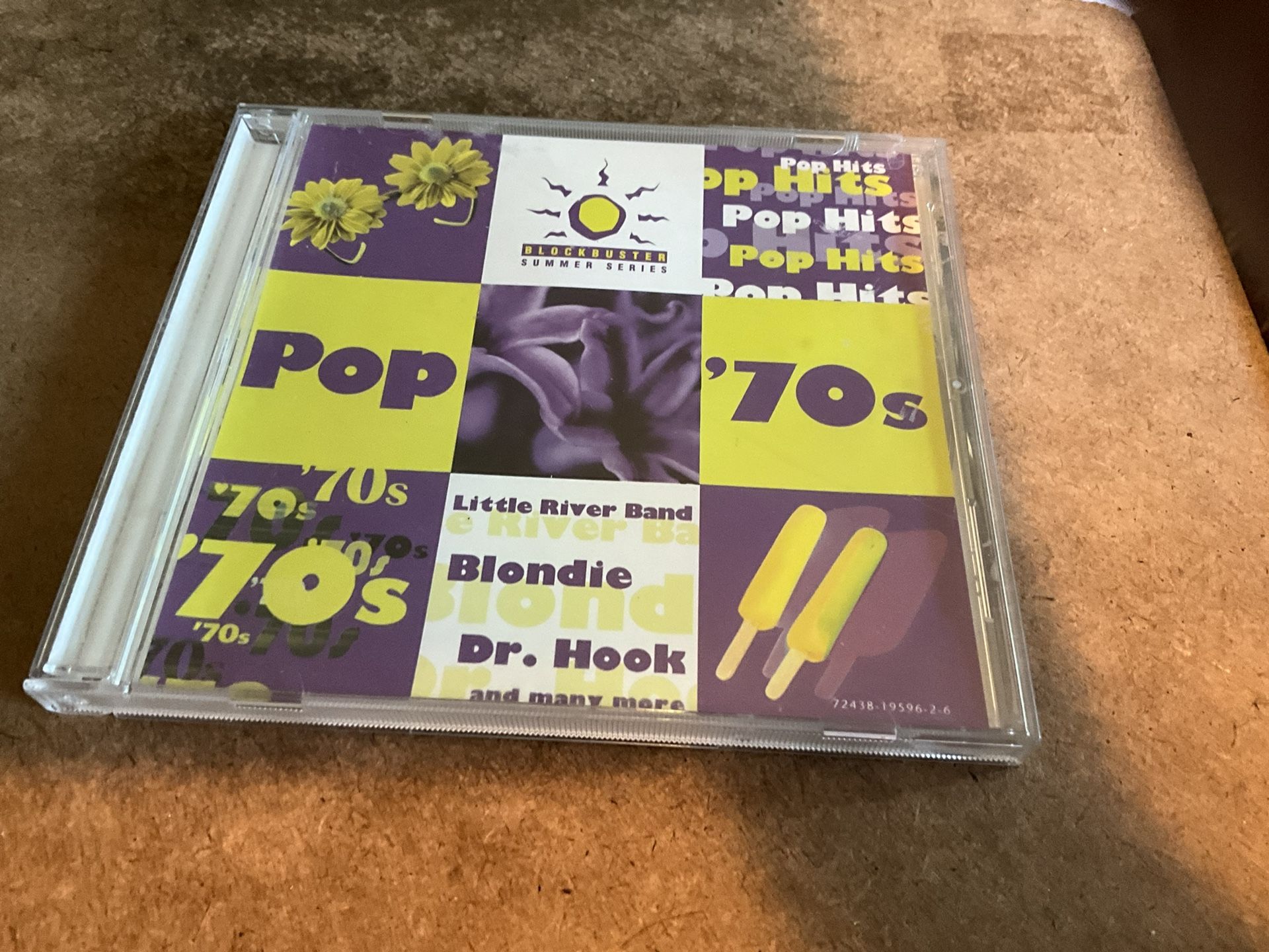 BLOCKBUSTER SUMMER SERIES POP ‘70’s - CD 1997 - 10 TRACKS -   $3