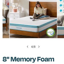8 spring and memory foam hybrid mattress twin