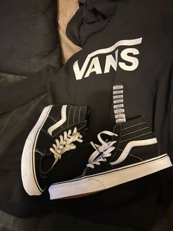Vans shoes Sz 12 and vans hoodie Sz l  New