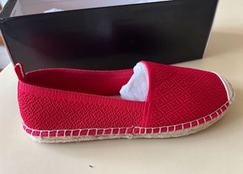 Talbot Red Pop Izzy Knit Shoes Women Size 6 Brand New 