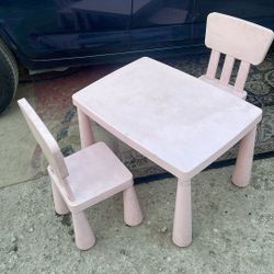 Mesa Para Niñas 