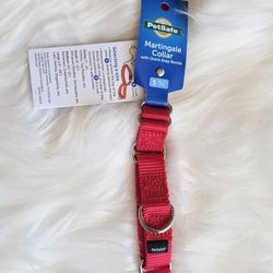 PetSafe Premier Martingale Red Quick Snap Pet Collar, 3/4" Small, 9-11" Neck