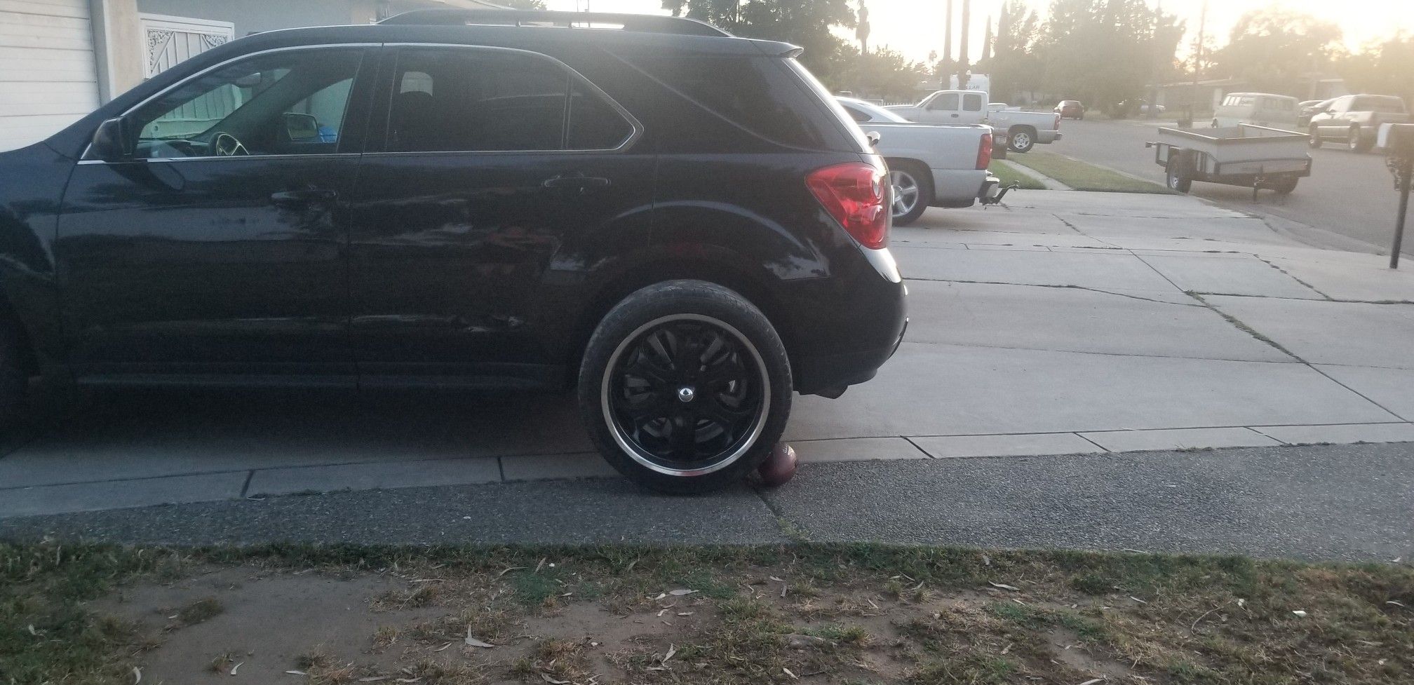 Set of 4 rims and tires