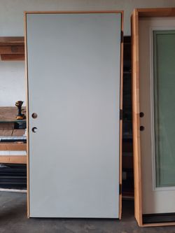 Single Metal Pre Hung Door - 37-1/2 X 70-1/2 LHOS