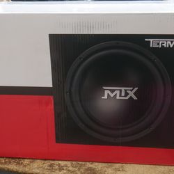 MTX DUEL SPEAKER 12" SUBWOOFER TNE212D NEW IN BOX SEALED 891354-1
