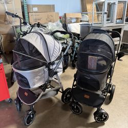 3-in-1 Dog Stroller Cover for Dogs and Cats with 10kg Dog Stroller